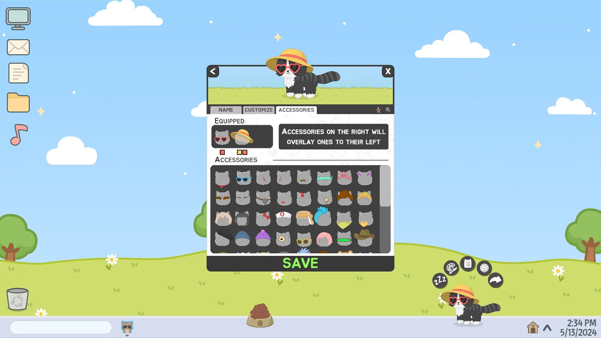 Изображение игры: Digital Desktop Cats