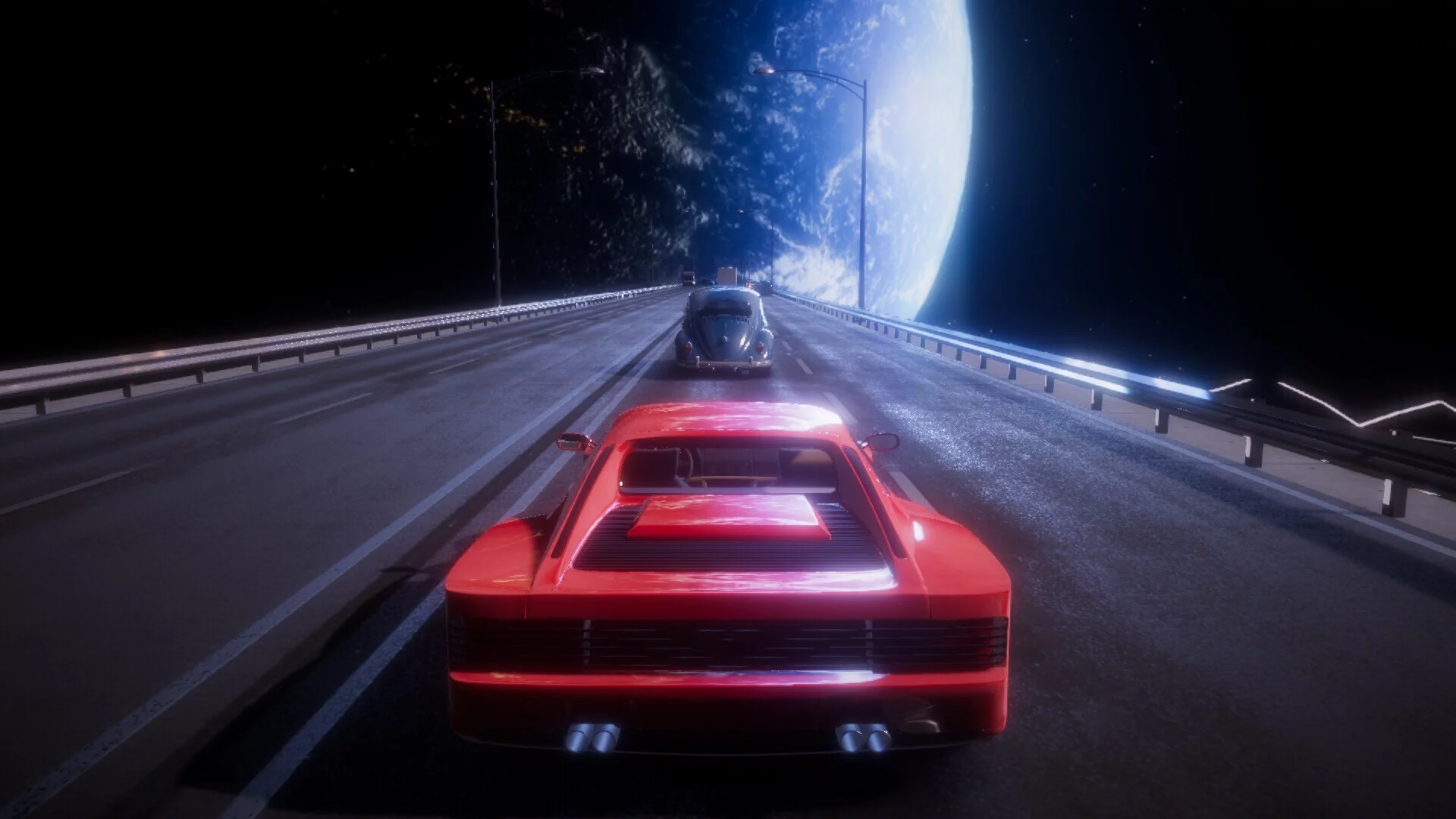 Изображение игры: Synthwave Driver