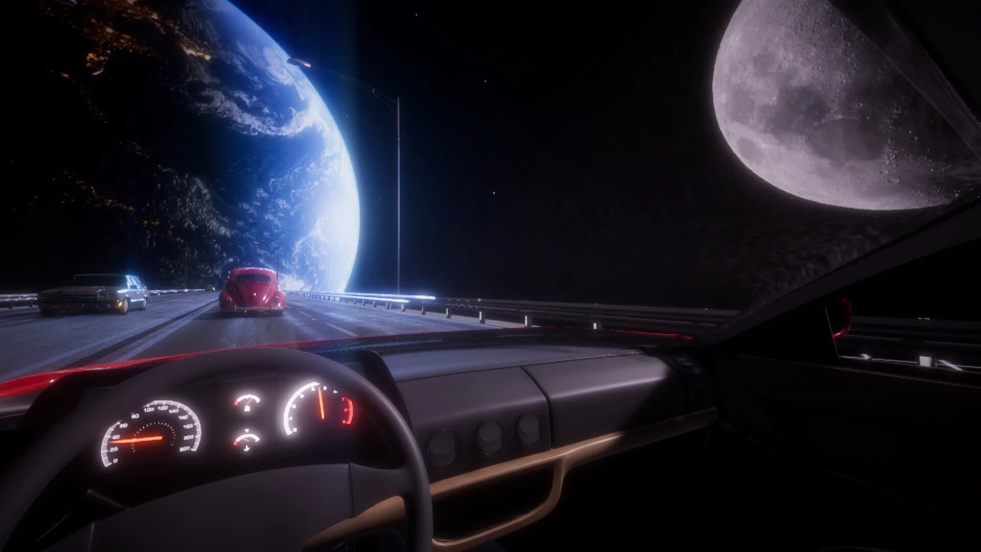 Изображение игры: Synthwave Driver