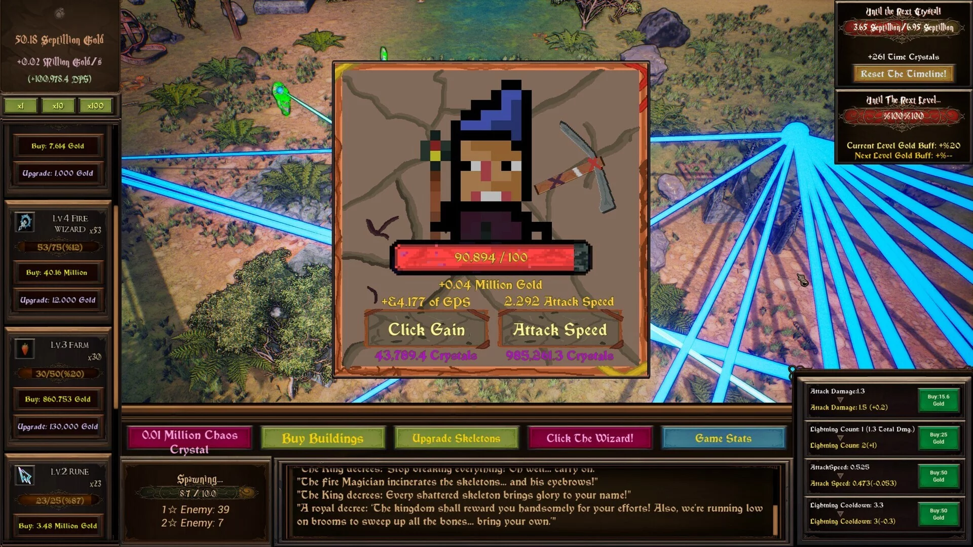 Изображение игры: Kill The Skeletons