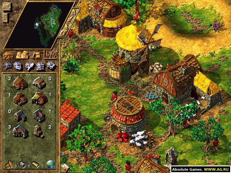 Изображение игры: The Settlers 4