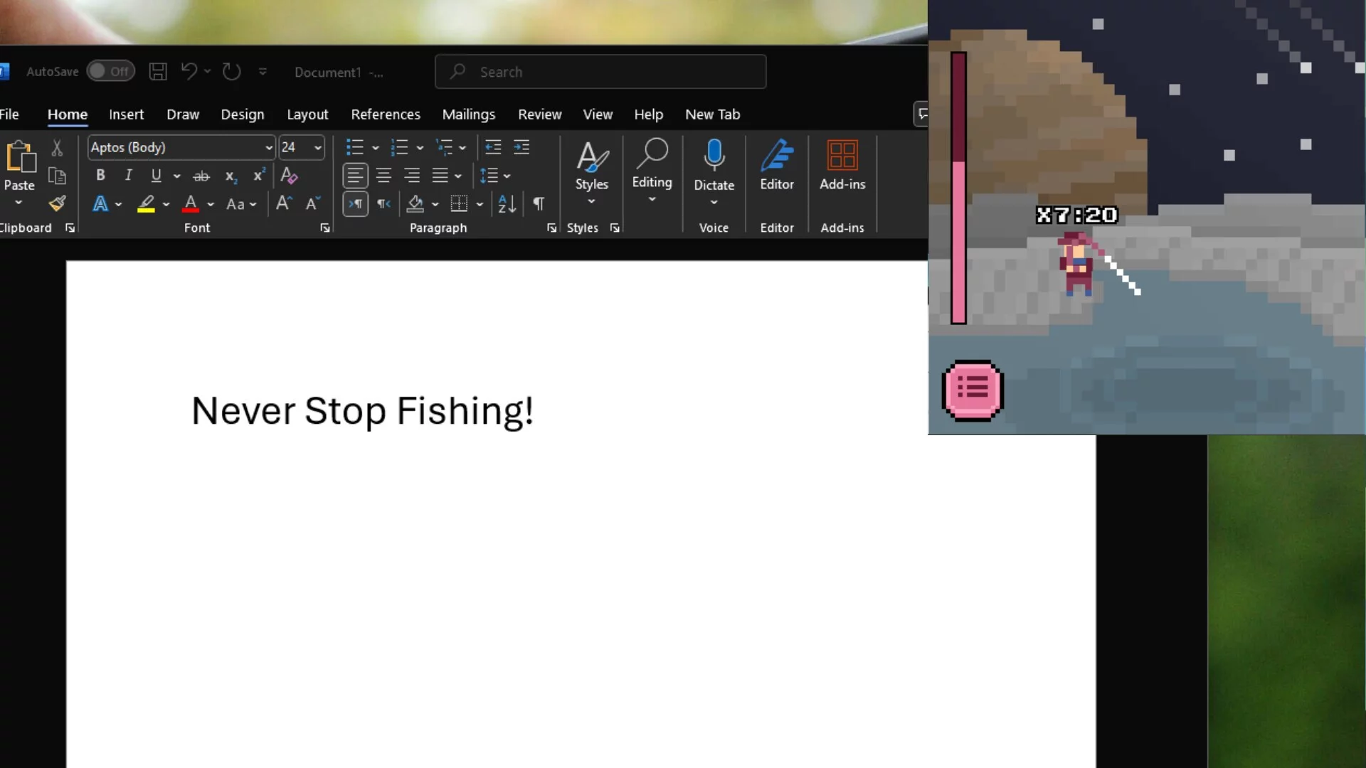 Изображение игры: Strange Shores: Social Desktop Fishing
