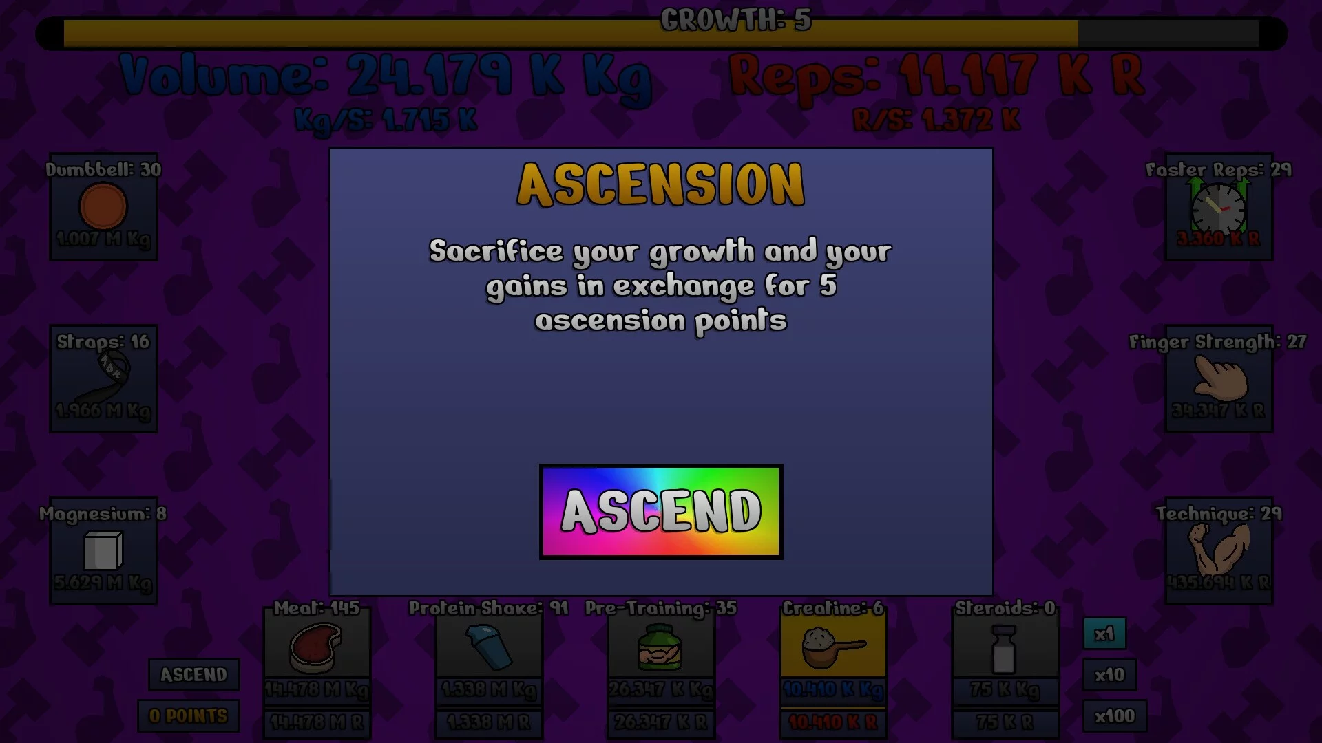 Изображение игры: Idle Biceps