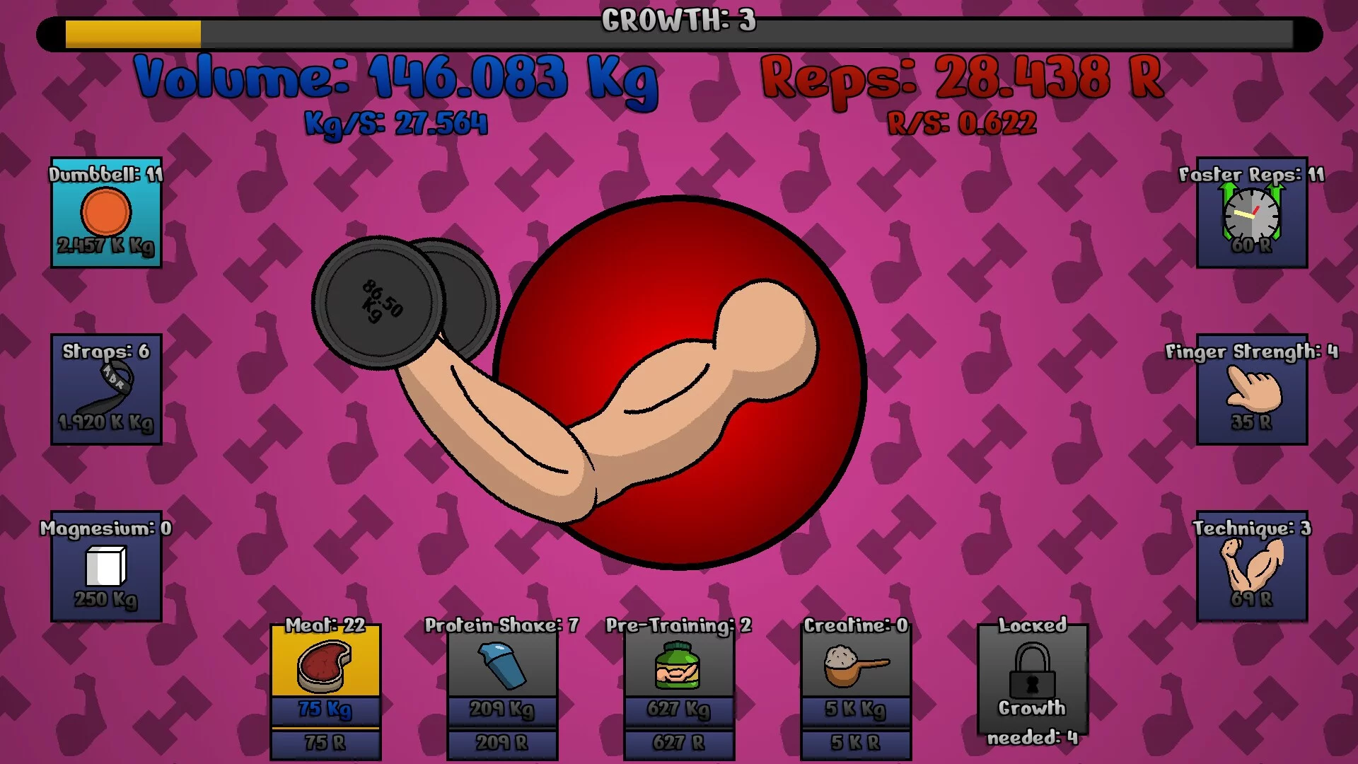 Изображение игры: Idle Biceps