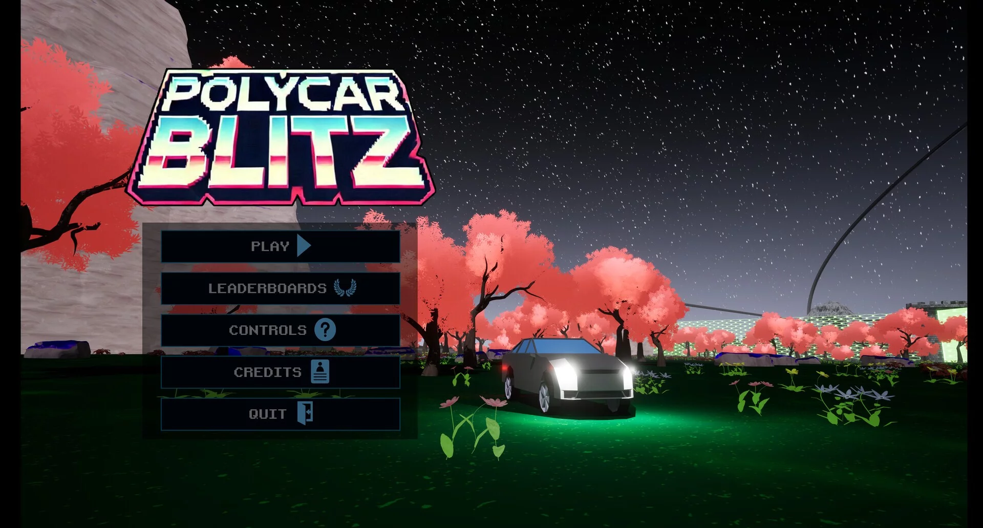 Изображение игры: Polycar Blitz