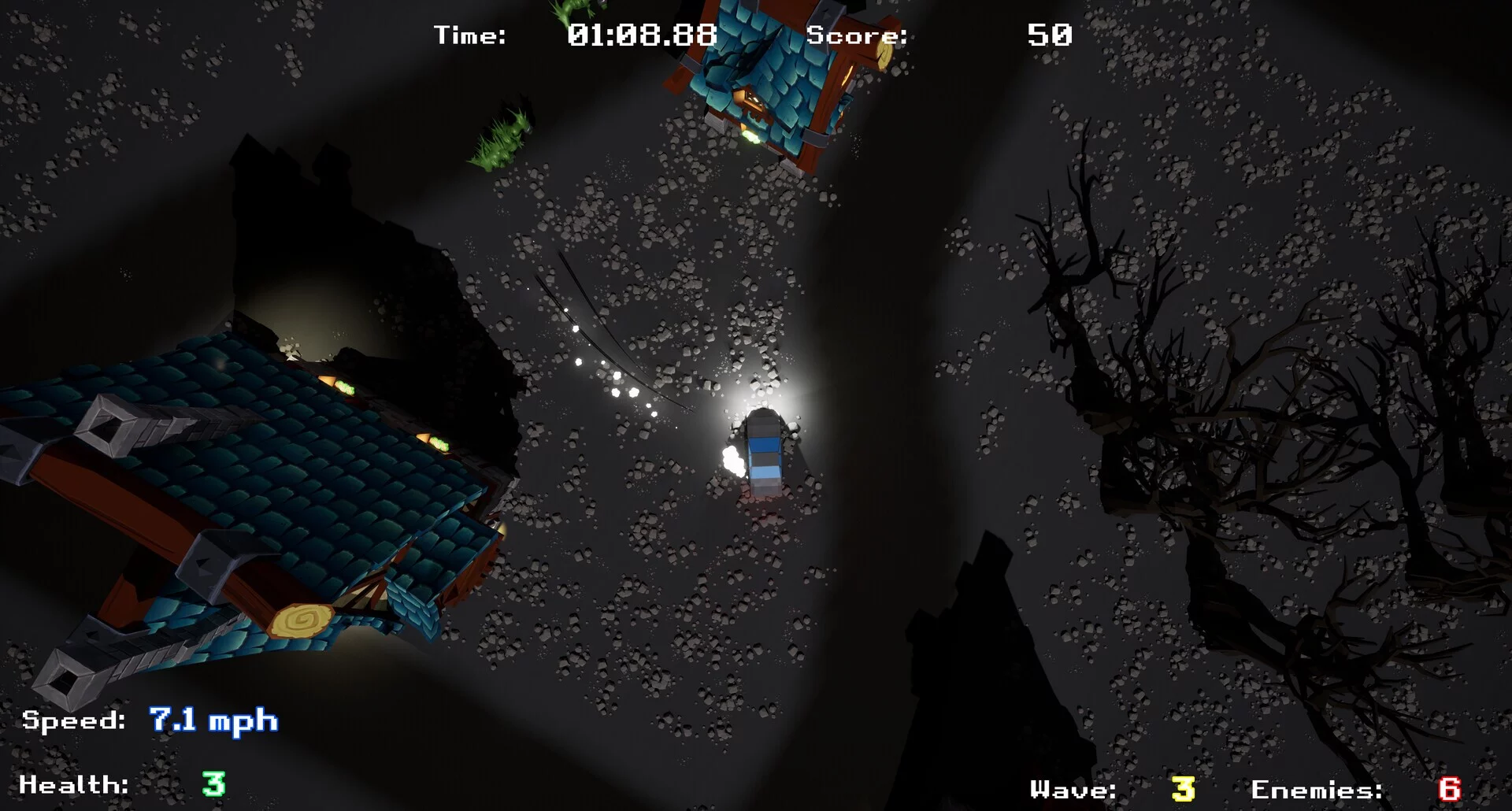 Изображение игры: Polycar Blitz