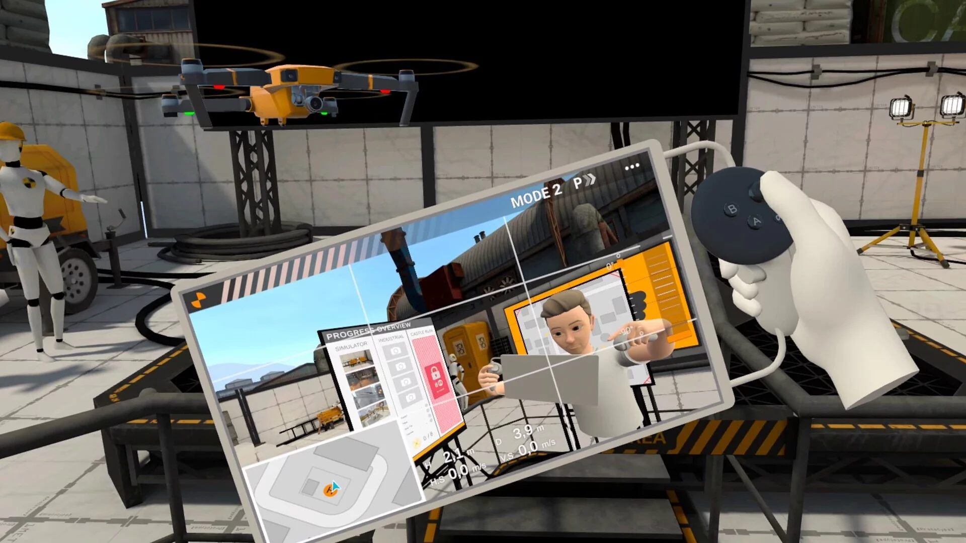 Изображение игры: Drone Simulator VR