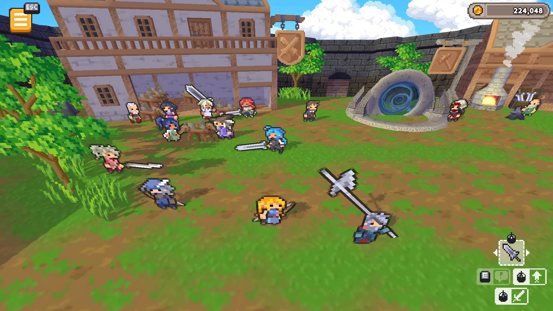 Изображение игры: Smith & Dungeon: Crafting the Legendary Weapons