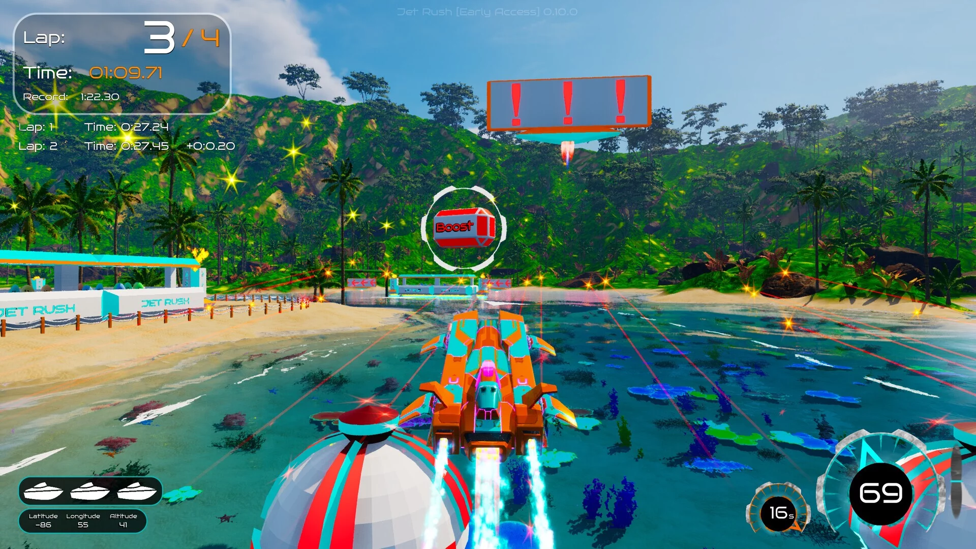 Изображение игры: Jet Rush