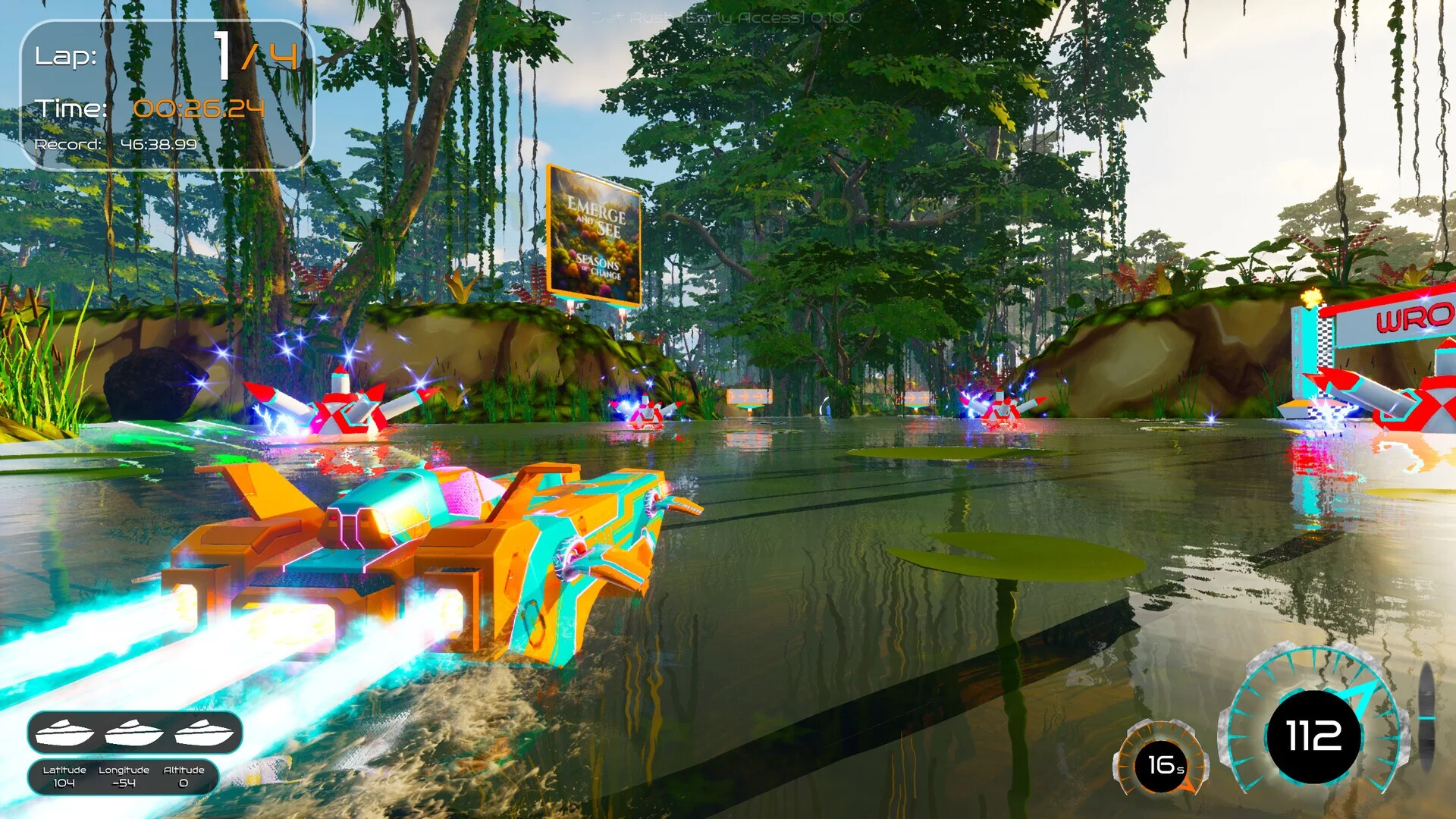 Изображение игры: Jet Rush
