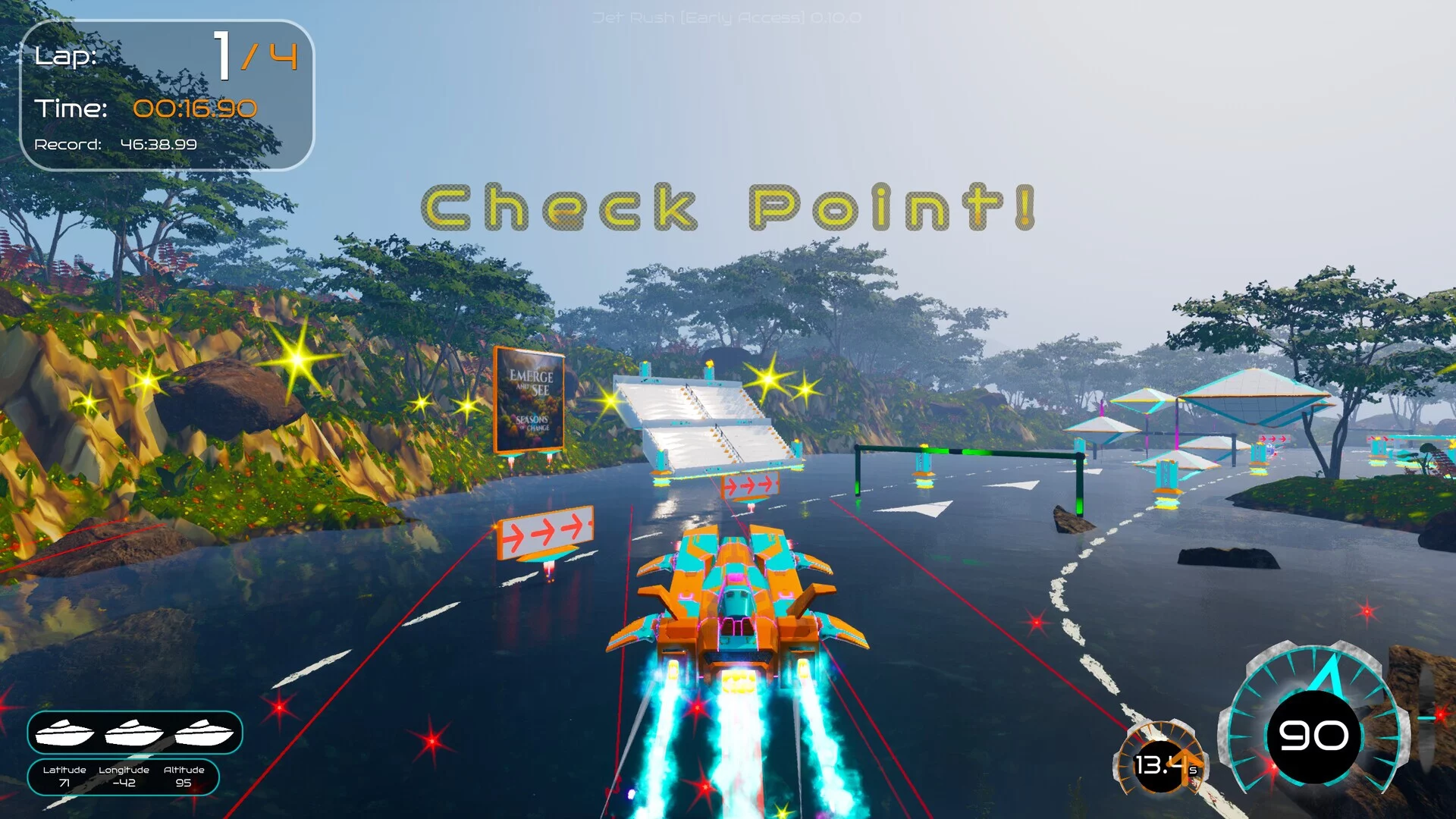 Изображение игры: Jet Rush
