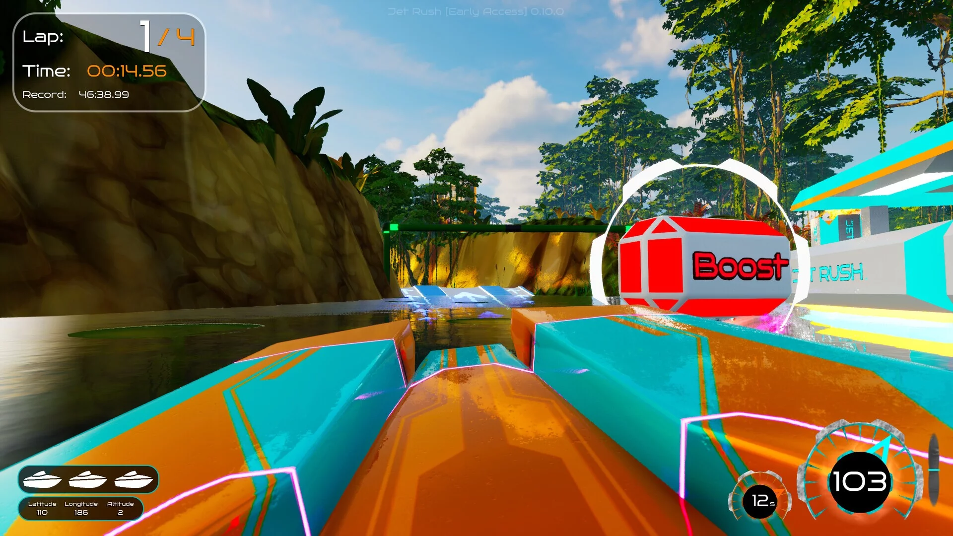 Изображение игры: Jet Rush