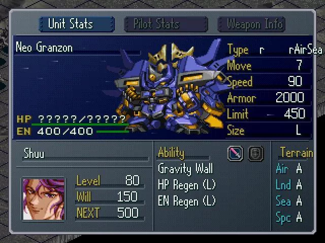 Изображение игры: Super Robot Wars Alpha Gaiden