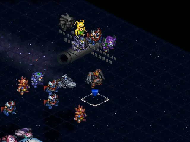 Изображение игры: Super Robot Wars Alpha