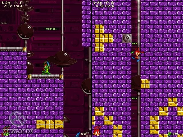 Изображение игры: Jazz Jackrabbit 2