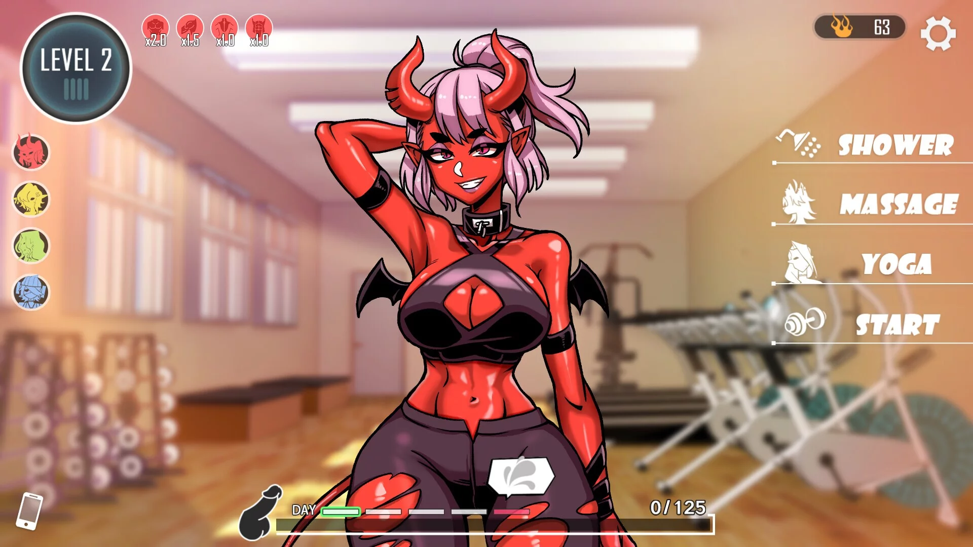 Изображение игры: Lewd Gym