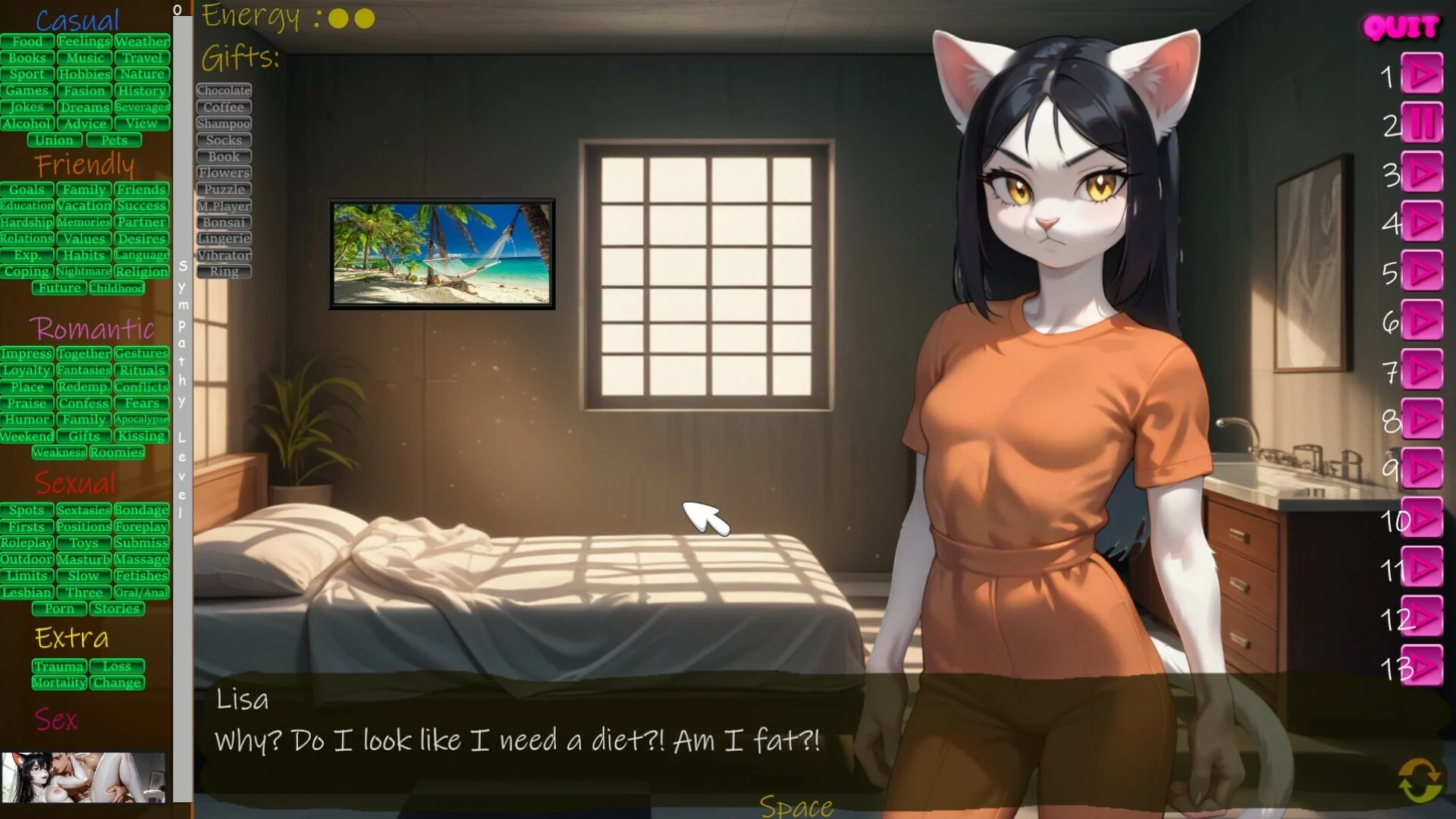 Изображение игры: Furry Novel: Locked Hearts