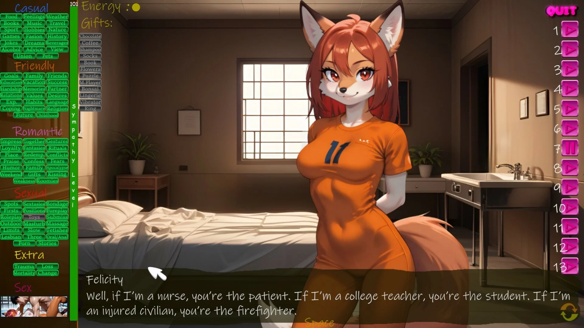 Изображение игры: Furry Novel: Locked Hearts