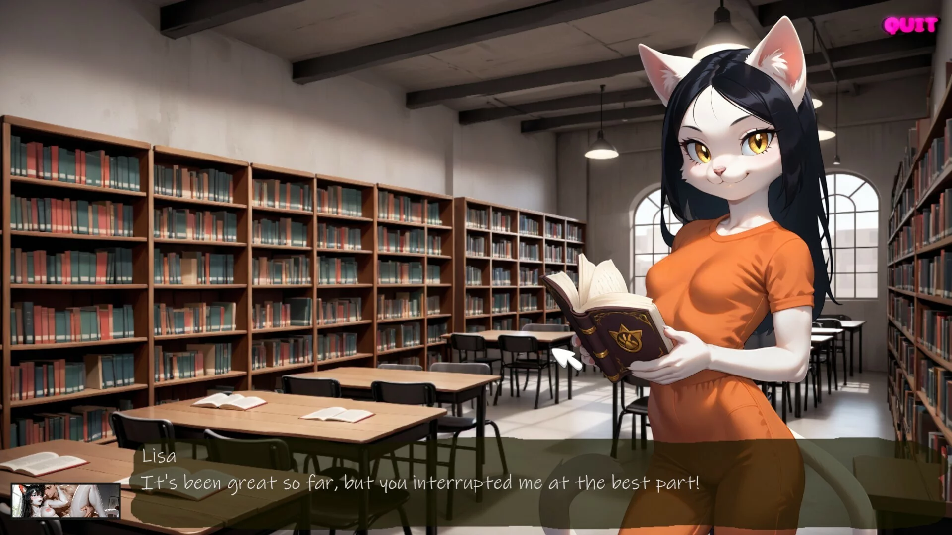 Изображение игры: Furry Novel: Locked Hearts