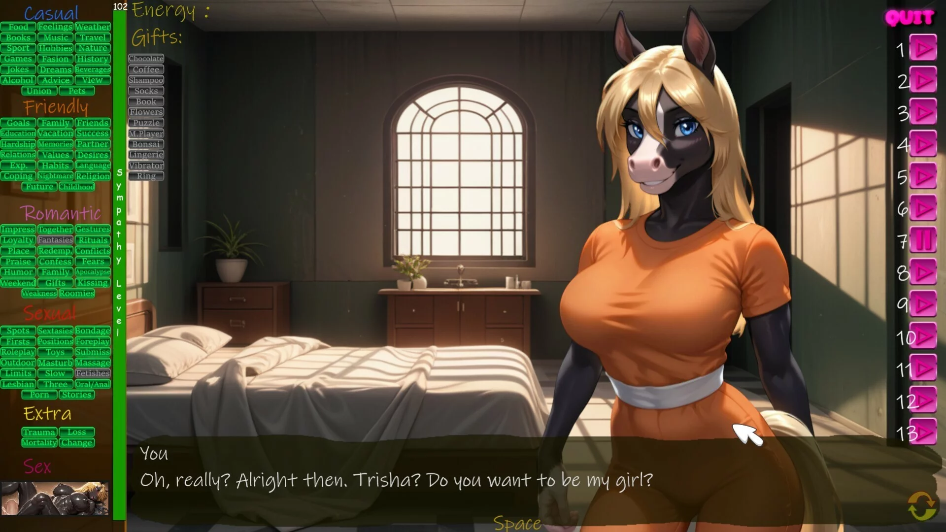 Изображение игры: Furry Novel: Locked Hearts
