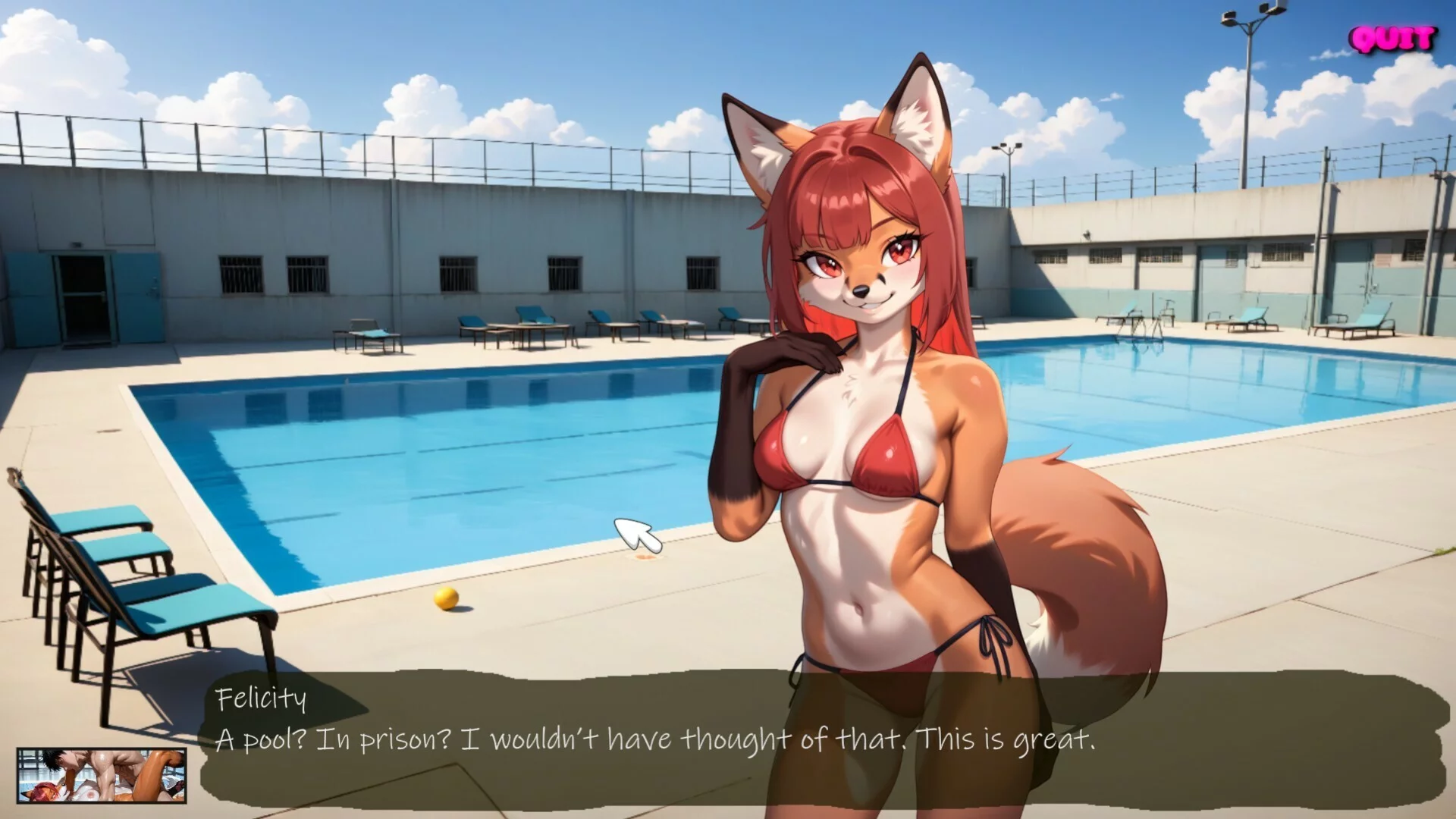 Изображение игры: Furry Novel: Locked Hearts