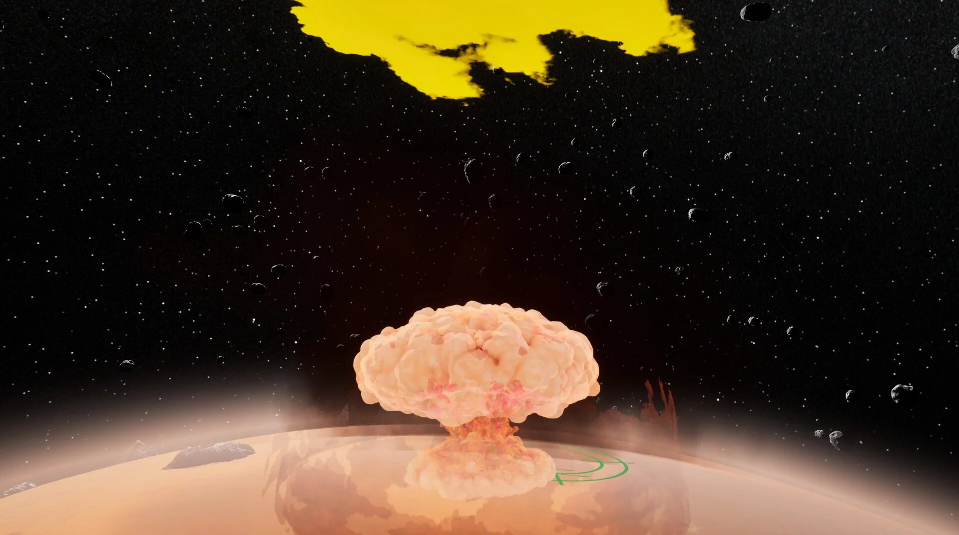 Изображение игры: Lets Nuke Mars