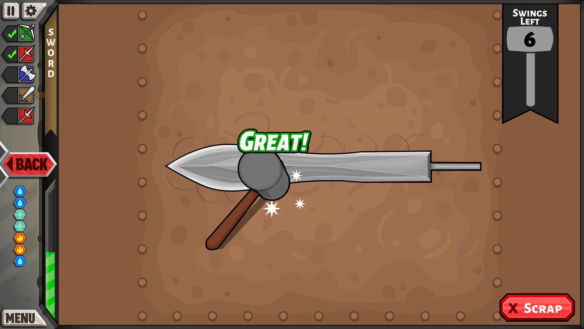 Изображение игры: Jacksmith: Weapons and Warriors