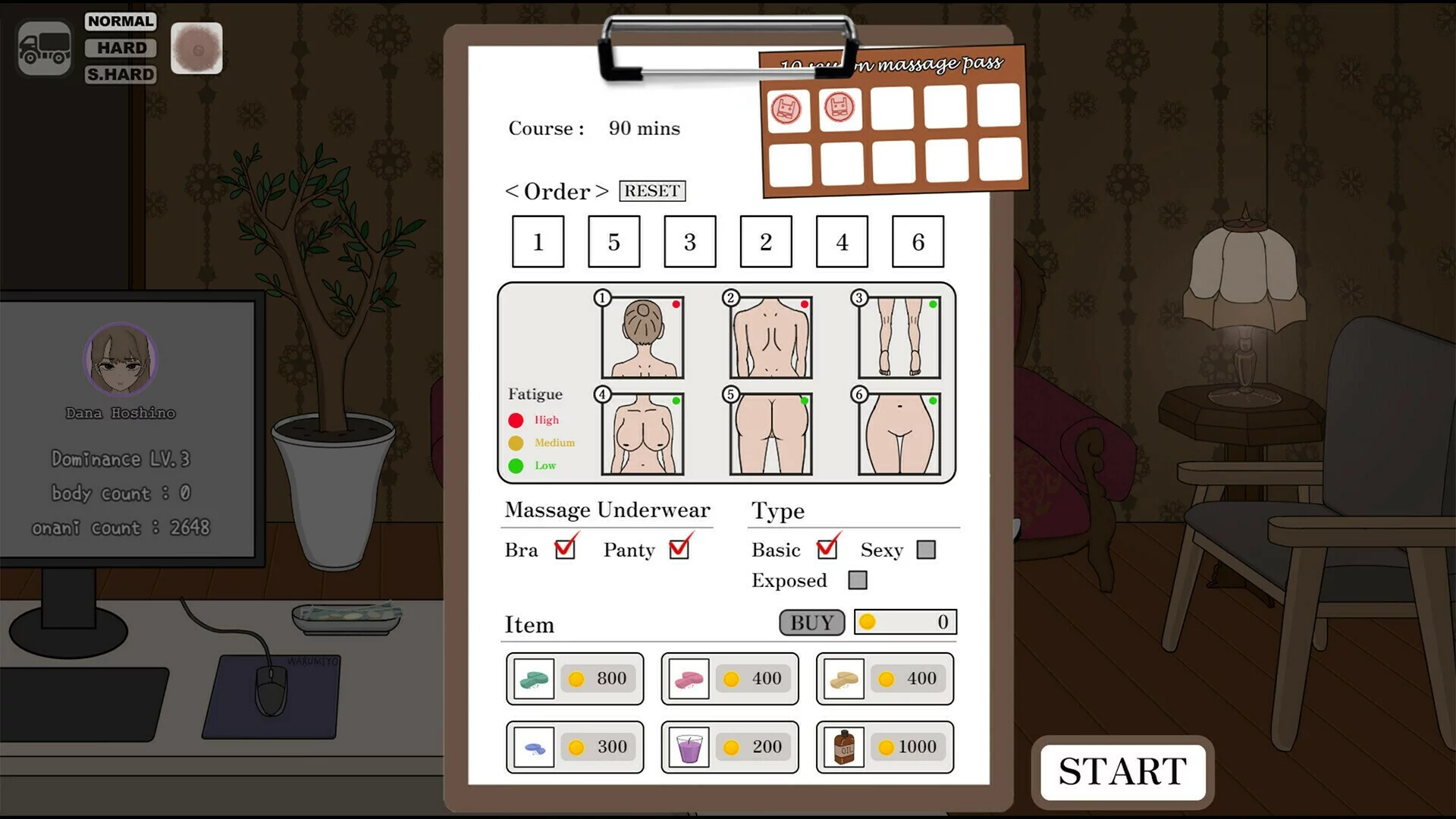 Изображение игры: MASSAGE MY EX-BULLY