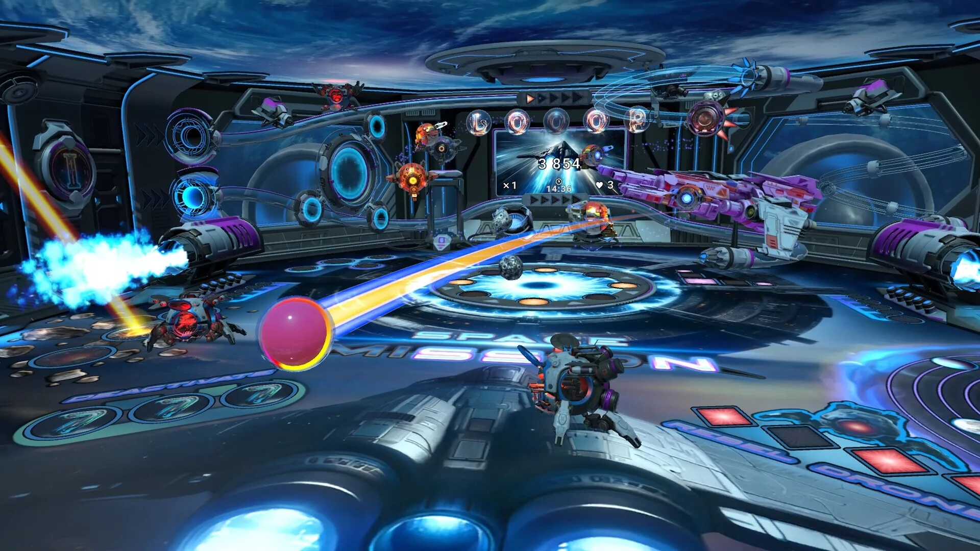 Изображение игры: Racket Pinball