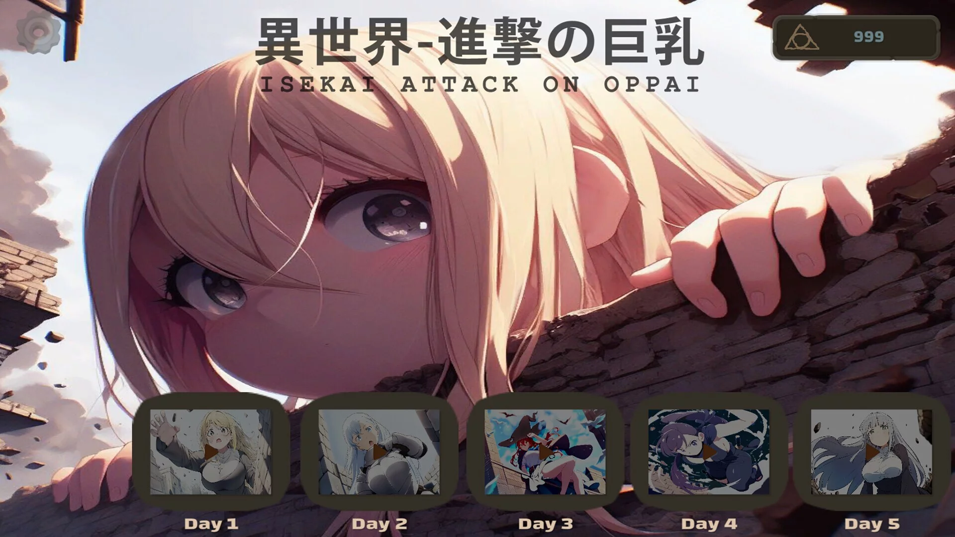 Изображение игры: Isekai Attack On Oppai