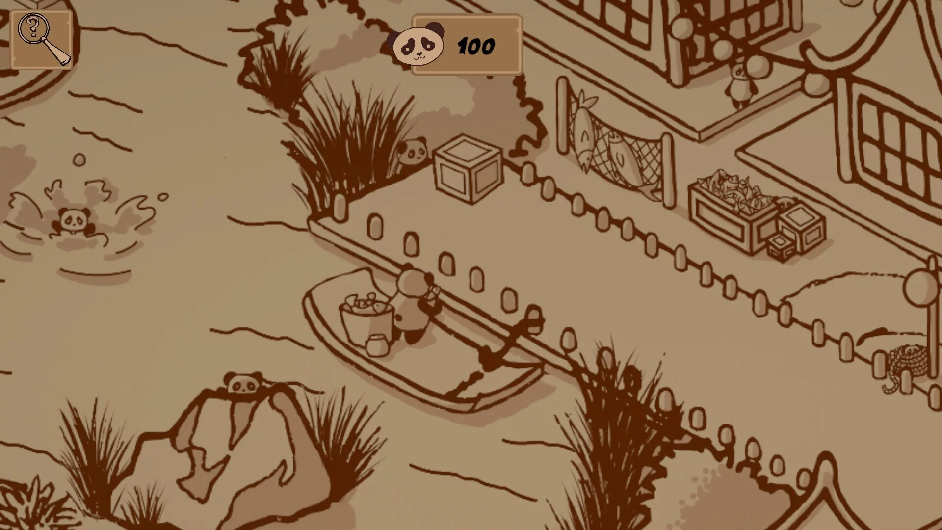 Изображение игры: 100 Hidden Pandas: Village