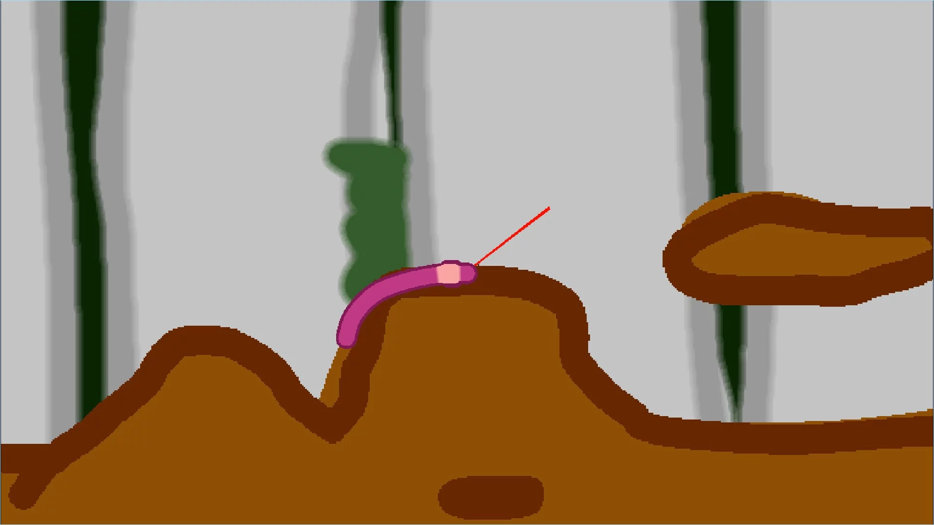 Изображение игры: I'd KILL YOU as a Worm
