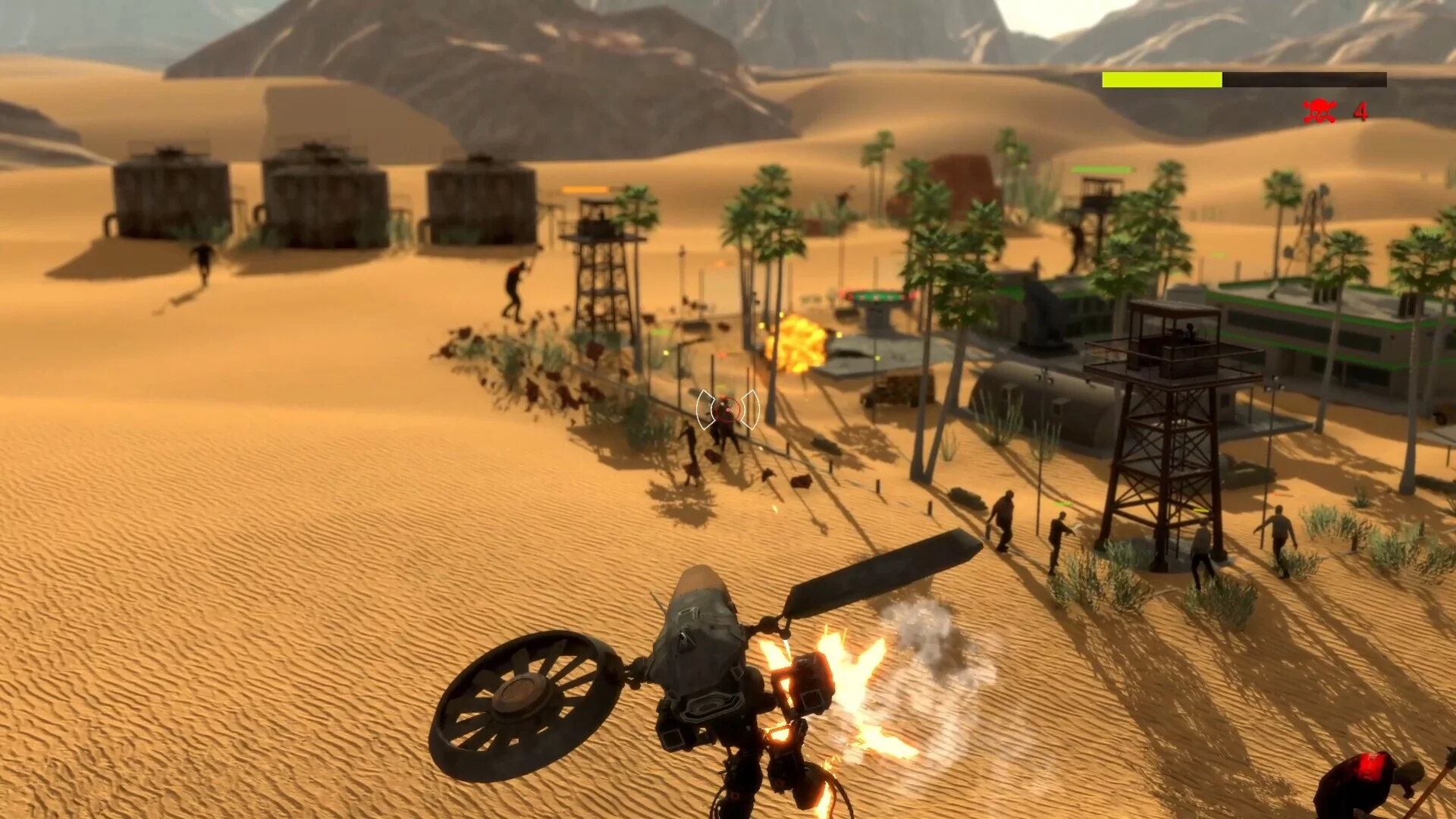 Изображение игры: Drone Simulator: SMASH ZOMBIES