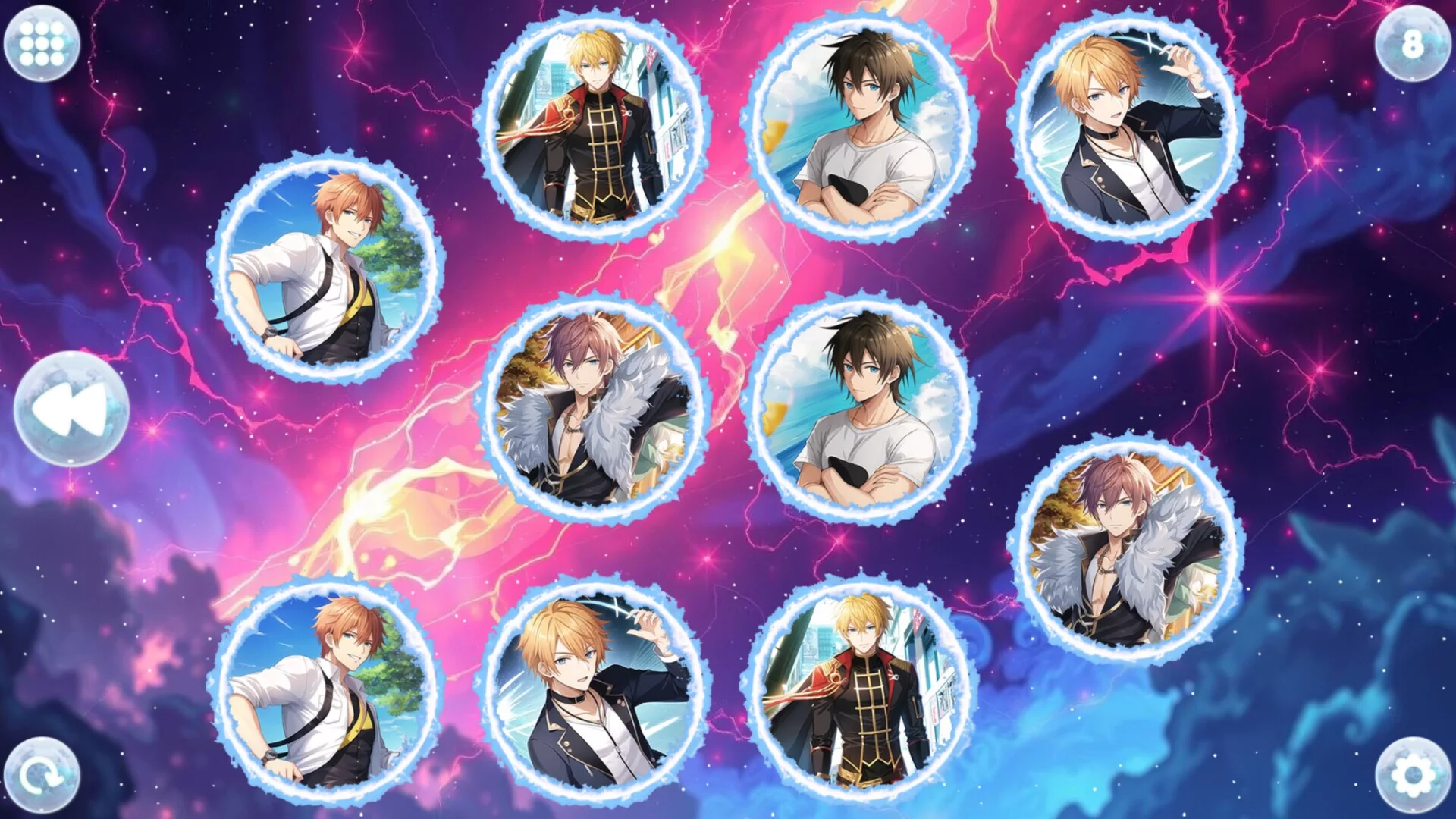 Изображение игры: Anime Dream Match: Boys