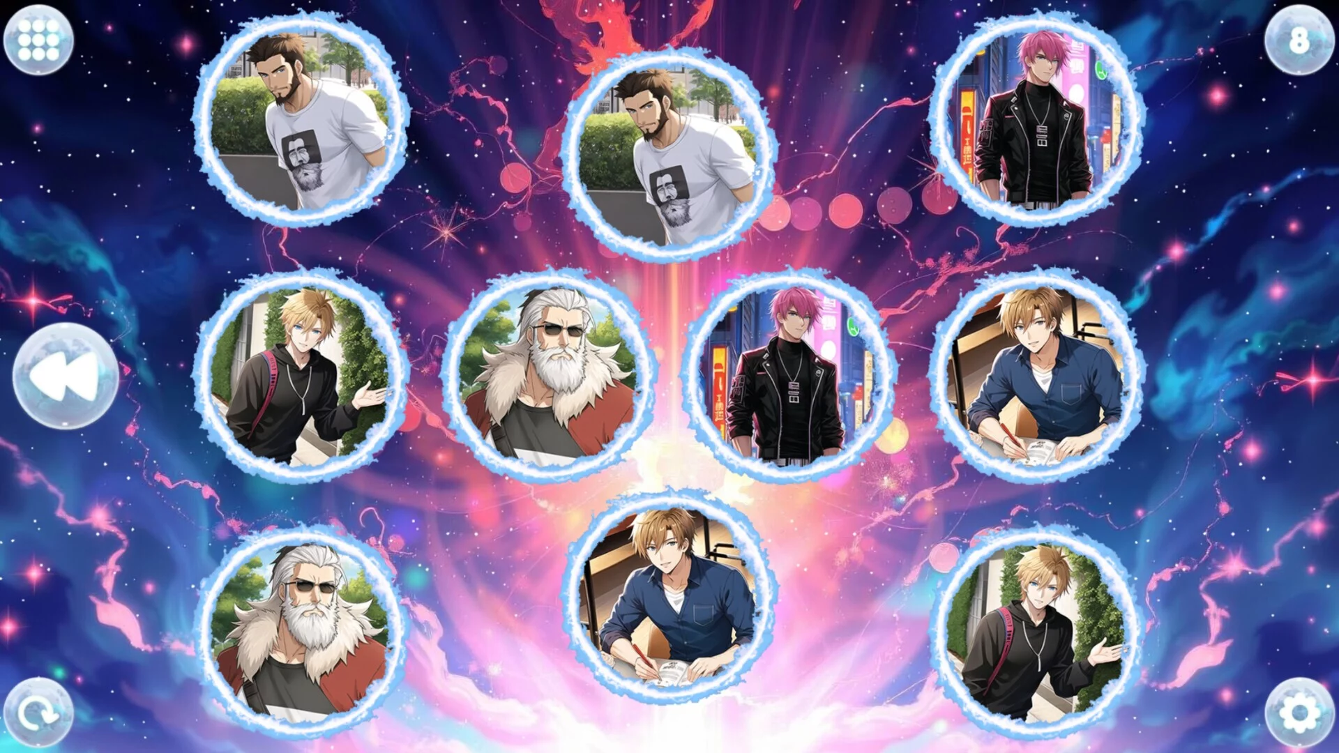Изображение игры: Anime Dream Match: Boys