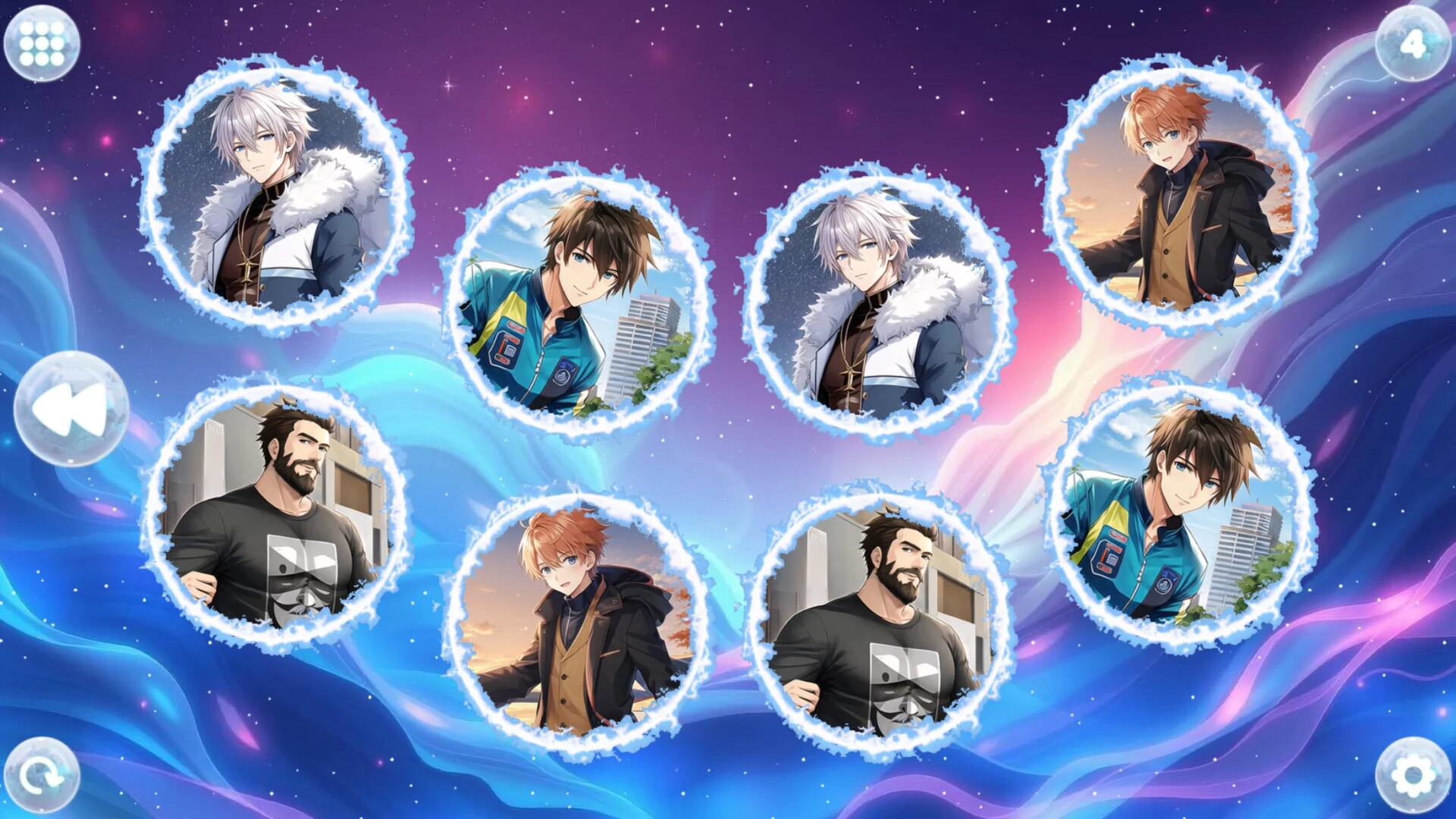 Изображение игры: Anime Dream Match: Boys