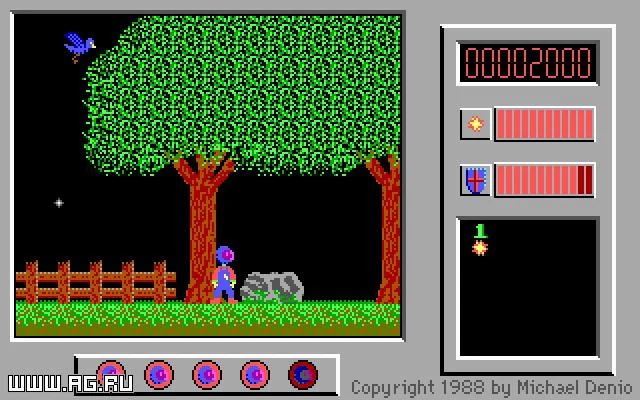 Изображение игры: The Adventures of Captain Comic