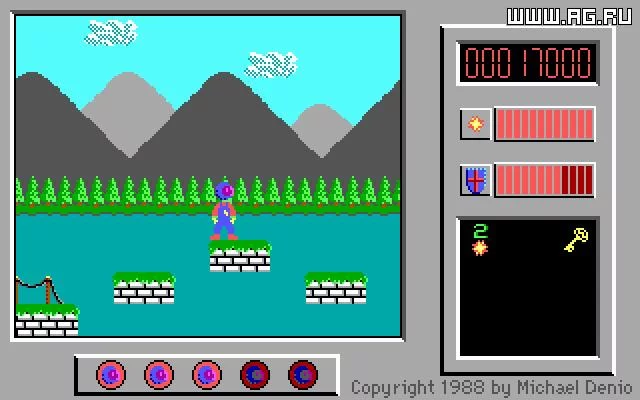 Изображение игры: The Adventures of Captain Comic