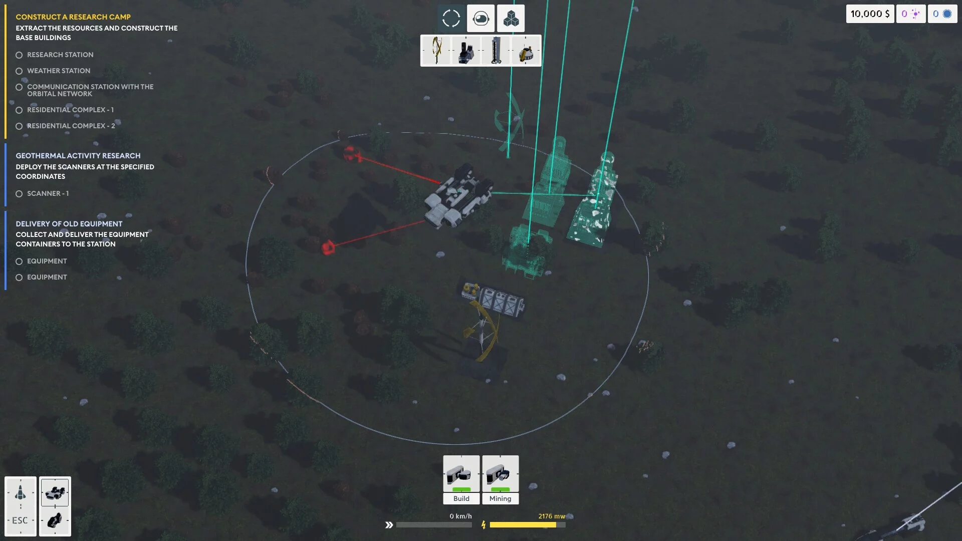 Изображение игры: Oasis Mission: Sci-Fi Economic Colony Sim