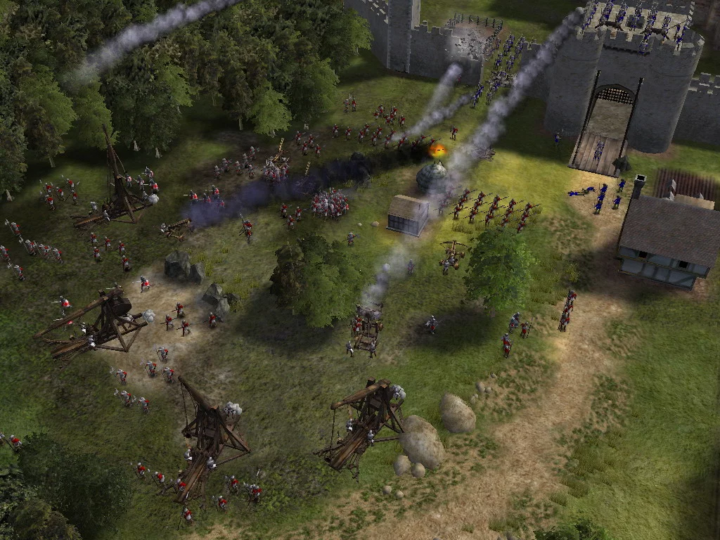 Изображение игры: Firefly Studios' Stronghold 2