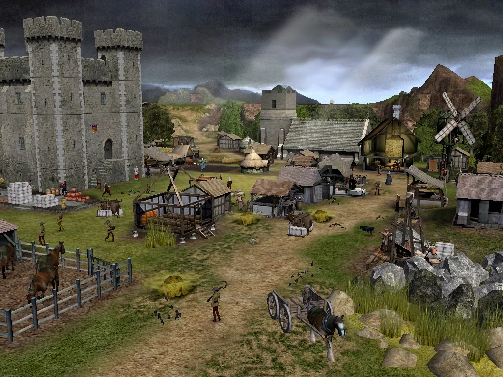 Изображение игры: Firefly Studios' Stronghold 2