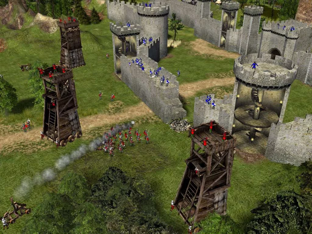 Изображение игры: Firefly Studios' Stronghold 2