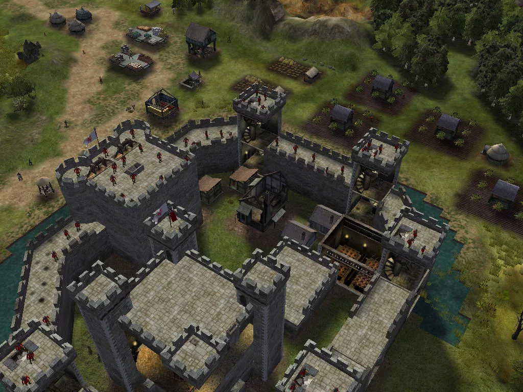 Изображение игры: Firefly Studios' Stronghold 2
