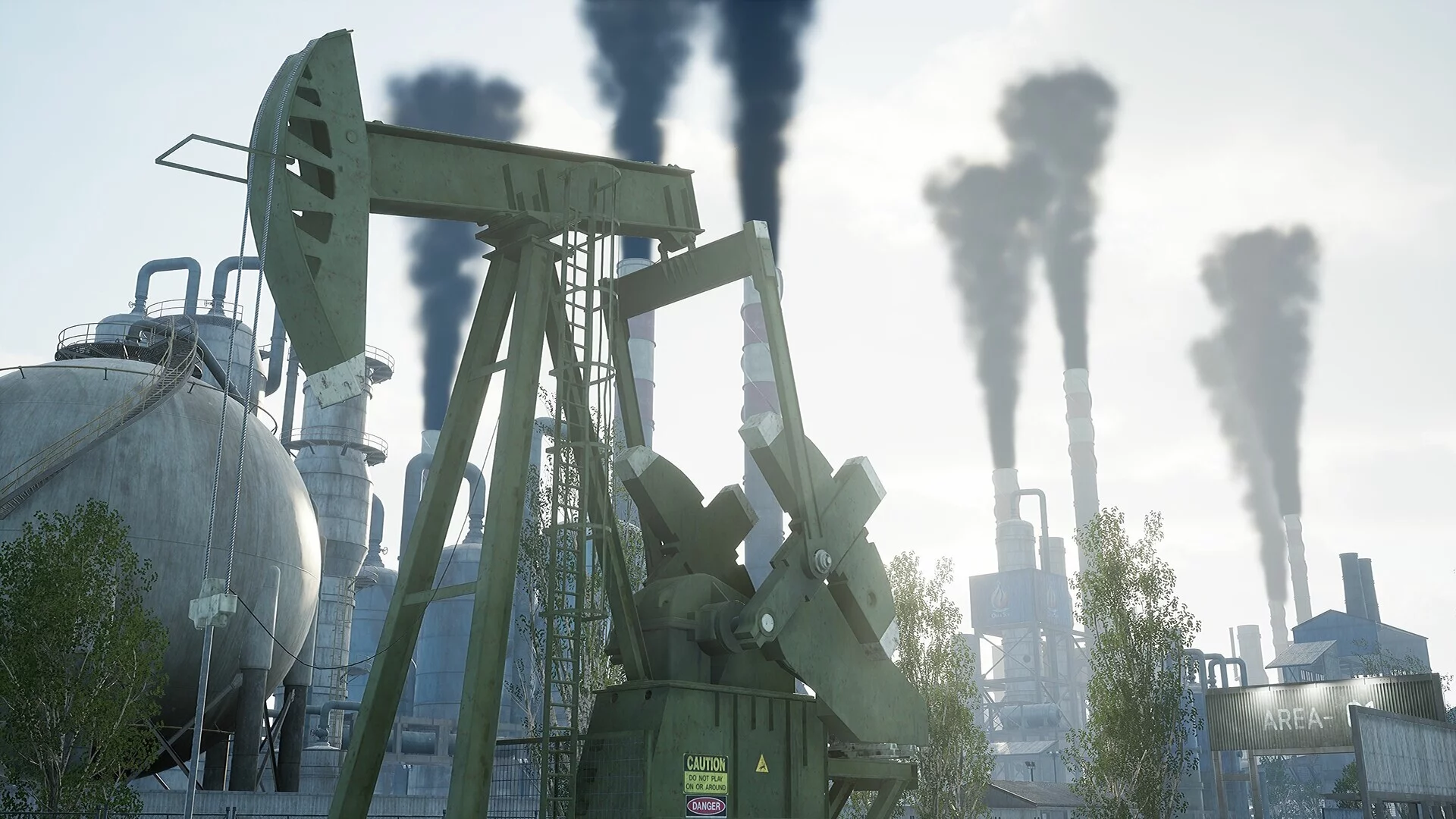 Изображение игры: Oil Refinery - The Simulation