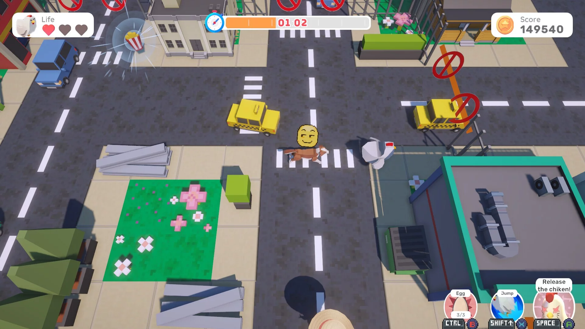 Изображение игры: The Farmer & the Chicken