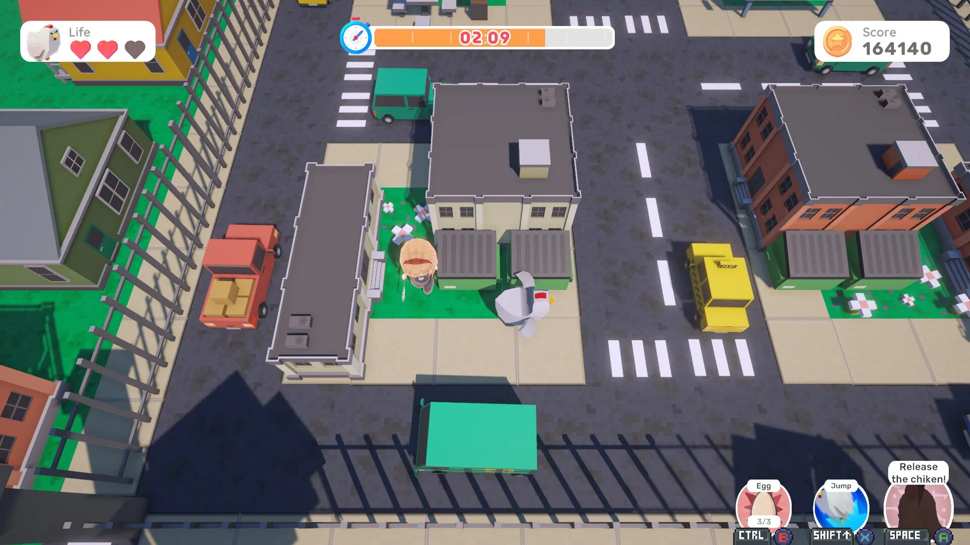 Изображение игры: The Farmer & the Chicken