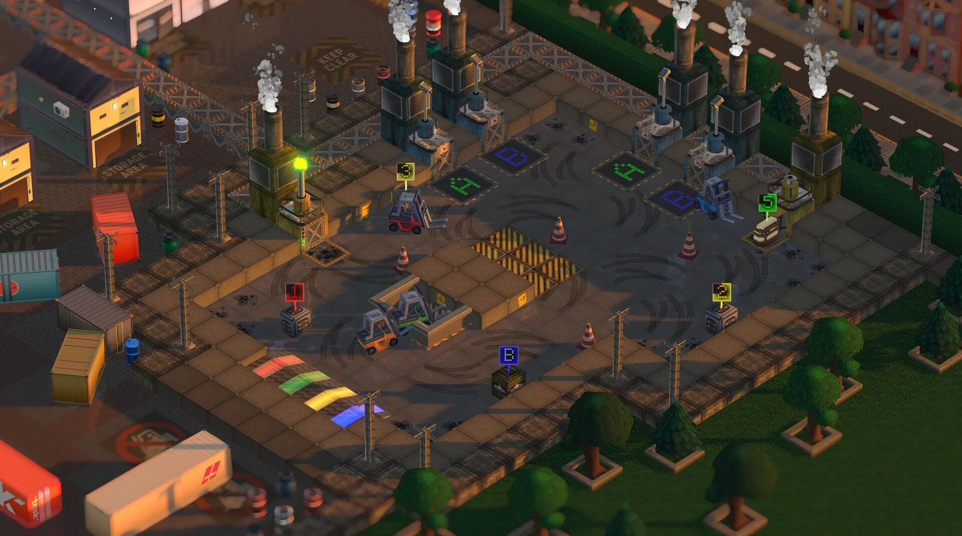 Изображение игры: Forklift Certified: Stacked and Loaded