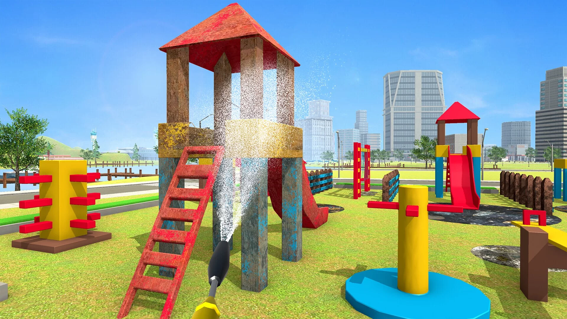Изображение игры: ASMR Pressure Wash VR
