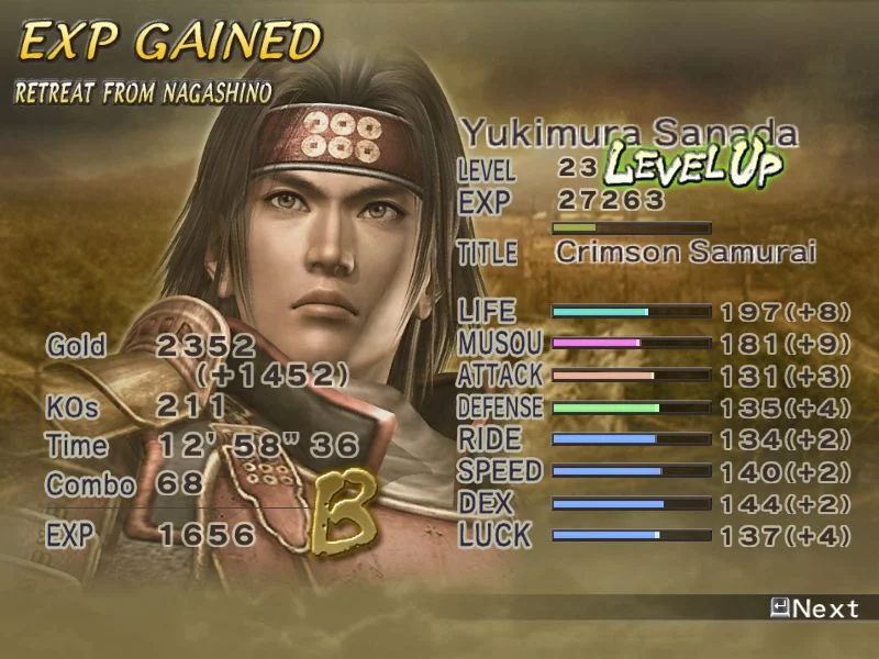 Изображение игры: SAMURAI WARRIORS 2