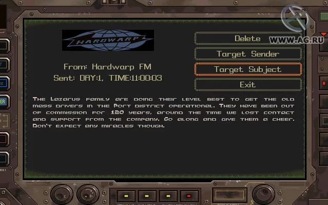 Изображение игры: Hardwar